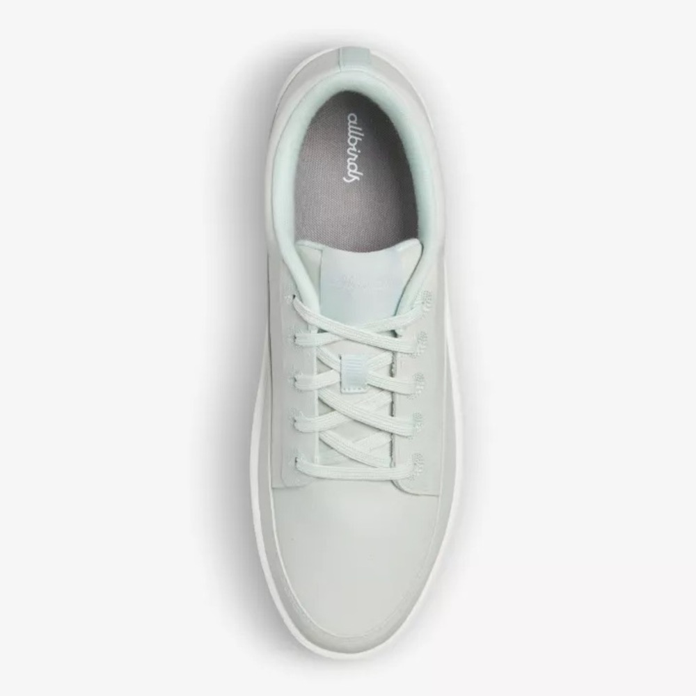 New Allbirds Plant Pacers PP Lace Up Vegan Leather Sneakers Dreamy Green Sz 8 - Picture 15 of 15